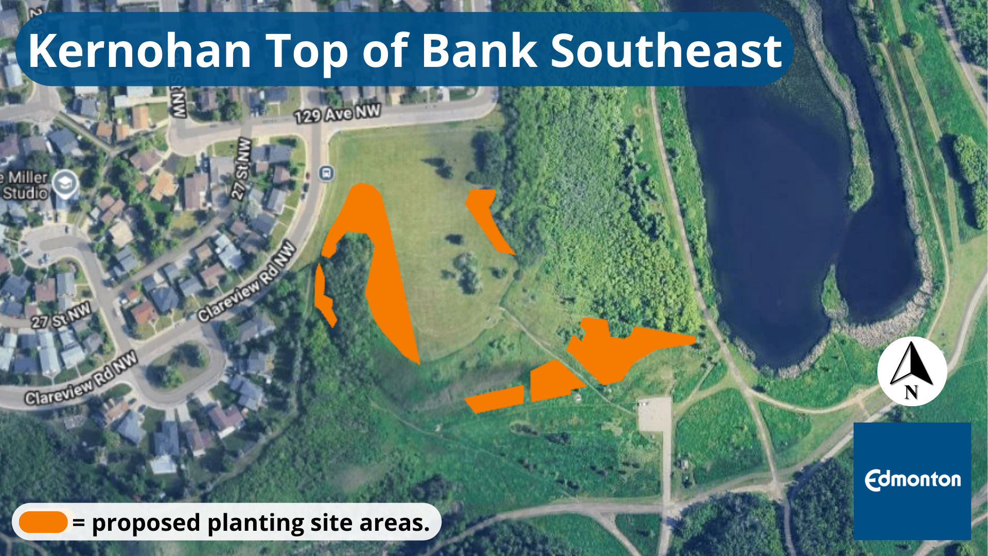 Planned fall 2025 planting site in Kernihan